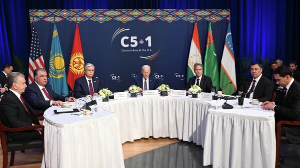 Первый Саммит глав государств Центральная Азия и США в Нью-Йорке - Sputnik Кыргызстан