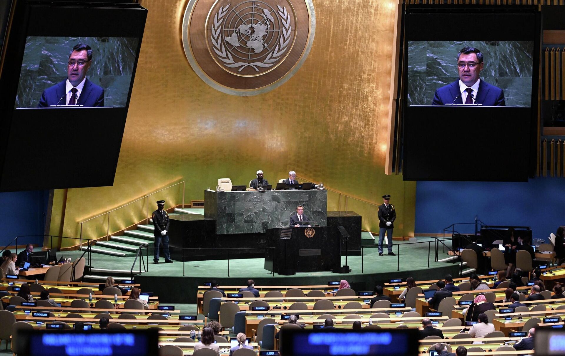 78-я сессия Генеральной Ассамблеи ООН в Нью-Йорке - Sputnik Кыргызстан, 1920, 20.09.2023