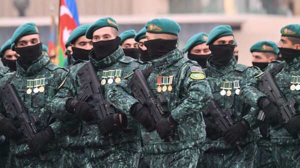 Военнослужащие азербайджанской армии. Архивное фото - Sputnik Кыргызстан