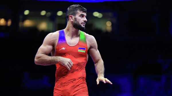 Азербайджанский атлет Санан Сулейманов. Архивное фото - Sputnik Кыргызстан