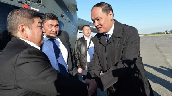 Рабочий визит председателя кабинета министров Акылбека Жапарова в Тараз - Sputnik Кыргызстан