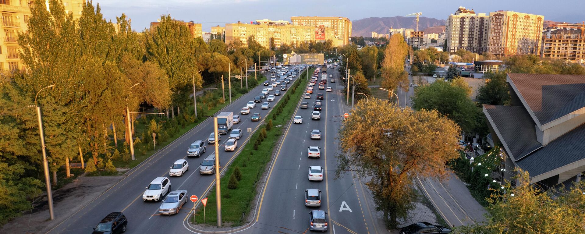 Внедрение выделенной полосы для общественного транспорта в Бишкеке - Sputnik Кыргызстан, 1920, 26.10.2023