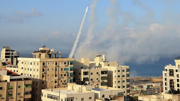 Ракеты выпущены из города Газа в сторону Израиля - Sputnik Кыргызстан