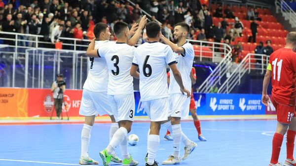 Матч Кыргызстана и Ливана по футзалу в рамках отбора на Кубок Азии - Sputnik Кыргызстан