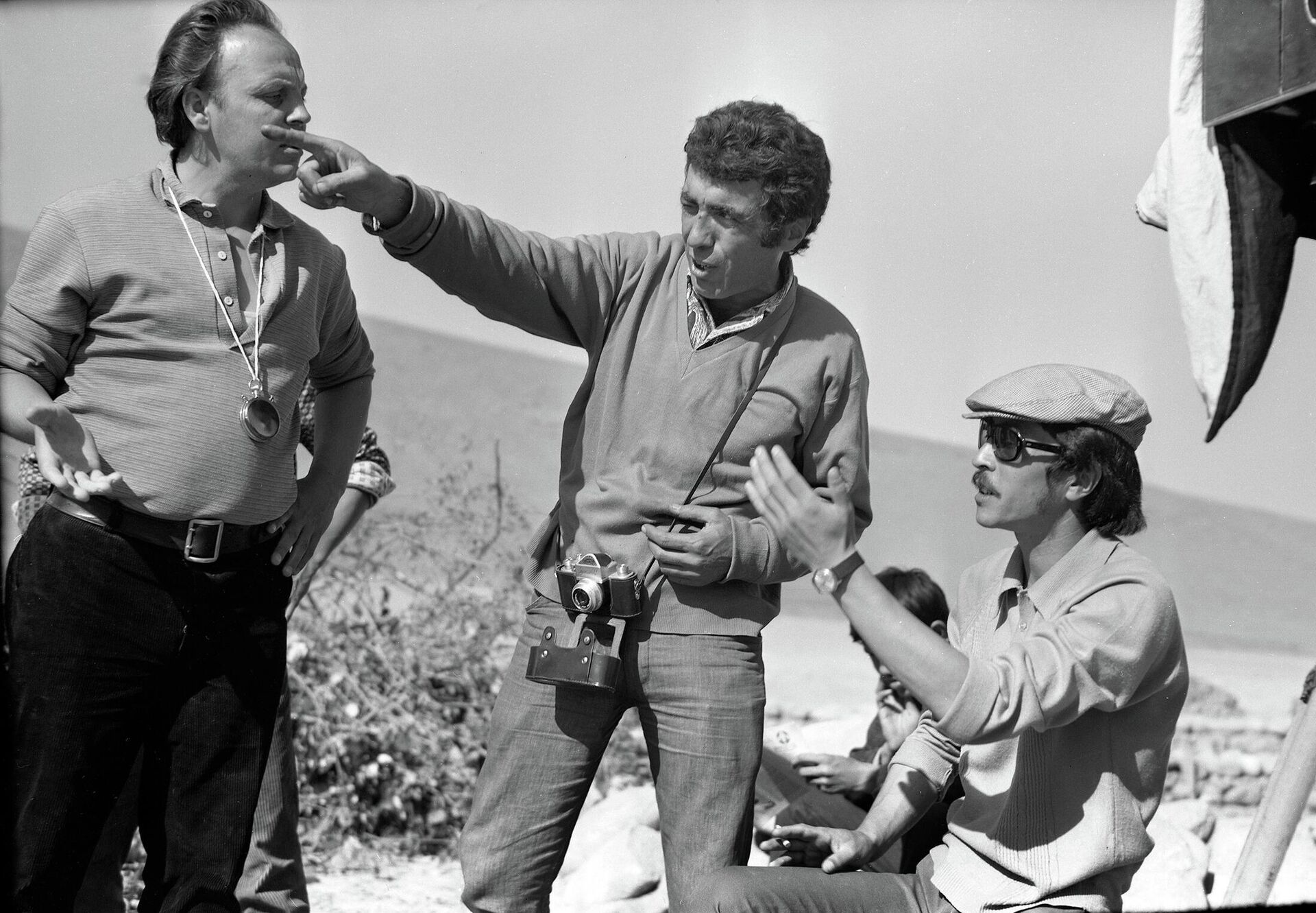 Съемки фильма Улица Геннадия Базарова - Sputnik Кыргызстан, 1920, 14.05.2025