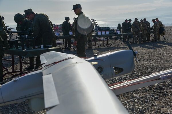 В ходе учений используются беспилотные летательные аппараты - Sputnik Кыргызстан