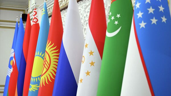 Флаги стран СНГ. Архивное фото  - Sputnik Кыргызстан
