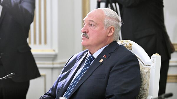 Беларусь президенти Александр Лукашенко Бишкекте өтүп жаткан саммитте - Sputnik Кыргызстан