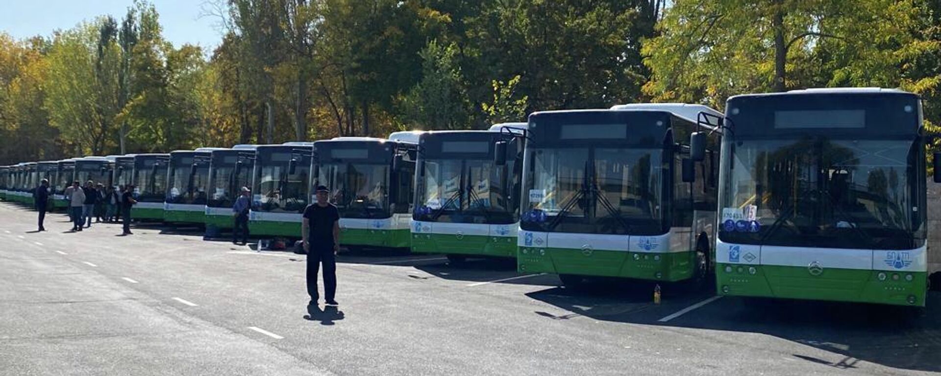 Прибытие 58 новых автобусов китайского производства в Бишкек - Sputnik Кыргызстан, 1920, 16.10.2023