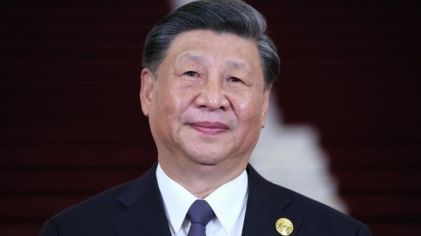 Кытай лидери Си Цзиньпин Пекинде өтүп жаткан жогорку деңгээлдеги Бир алкак — бир жол форумунда - Sputnik Кыргызстан