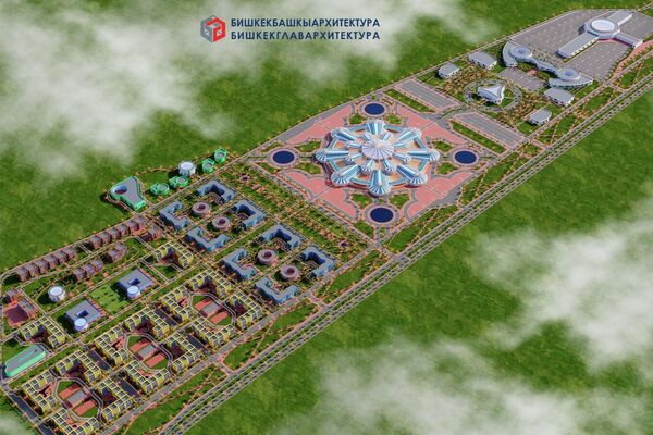 Специалисты &quot;Бишкекглавархитектуры&quot; разработали концепцию многофункционального городка с размещением нового автовокзала, Ошского рынка и жилых кварталов - Sputnik Кыргызстан
