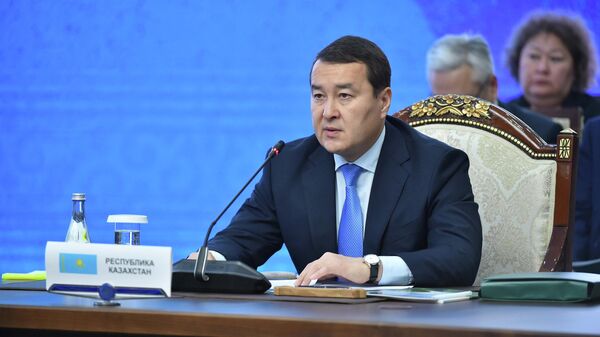 Премьер-министр Казахстана Алихан Смаилов на заседании глав правительств стран СНГ - Sputnik Кыргызстан