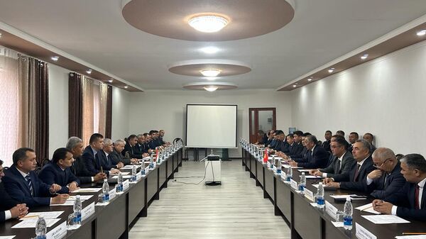 Встреча топографических рабочих групп Кыргызстана и Таджикистана в Баткене  - Sputnik Кыргызстан