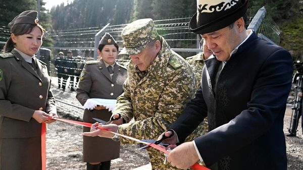 Открытие пограничного поста в отдаленной местности Тюпского района - Sputnik Кыргызстан