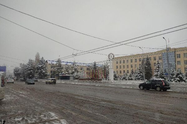 В Нарыне выпал снег - Sputnik Кыргызстан