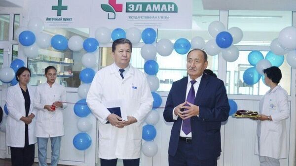 Открытие государственной аптеки Эл Аман в Национальном центре охраны материнства и детства  - Sputnik Кыргызстан