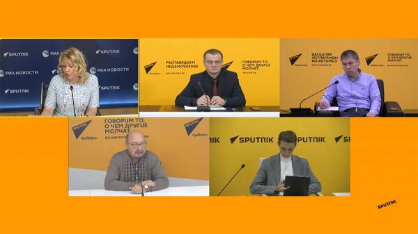 Запись прямого эфира видеомоста о биобезопасности стран ЕАЭС - Sputnik Кыргызстан
