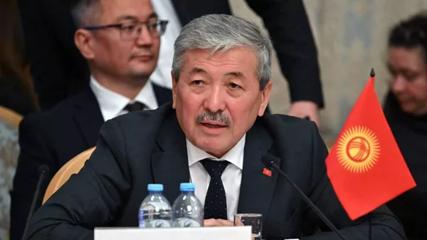 Кыргызстандын өкмөт башчынын биринчи орун басары Адылбек Касымалиев. Архив - Sputnik Кыргызстан