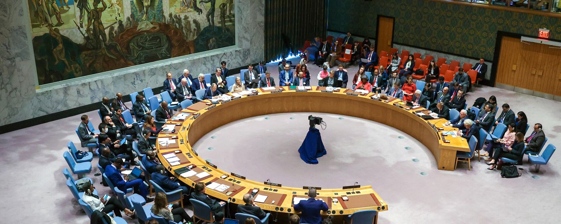 Заседание Совета безопасности ООН по ситуации на Ближнем Востоке. Архивное фото  - Sputnik Кыргызстан, 1920, 09.12.2023