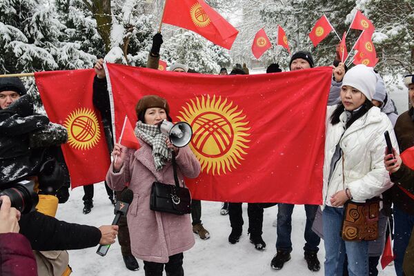 В митинге участвовали около 100 человек - Sputnik Кыргызстан