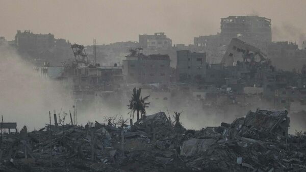 Последствия разрушений в секторе Газа. Архивное фото - Sputnik Кыргызстан
