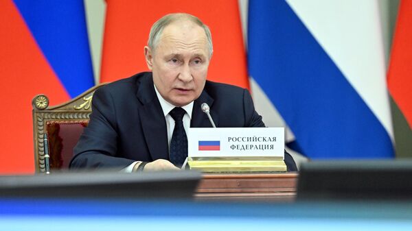 Президент РФ В. Путин принял участие в заседании Высшего Евразийского экономического совета - Sputnik Кыргызстан