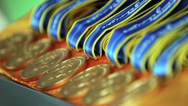 Азия оюндарынын алтын медалдары. Архив - Sputnik Кыргызстан