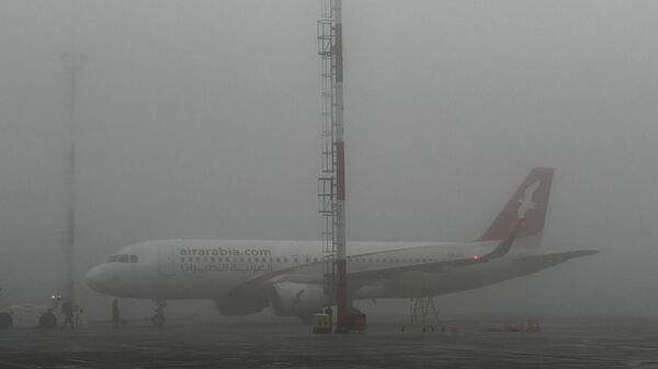 Густой туман в аэропорту Оша - Sputnik Кыргызстан