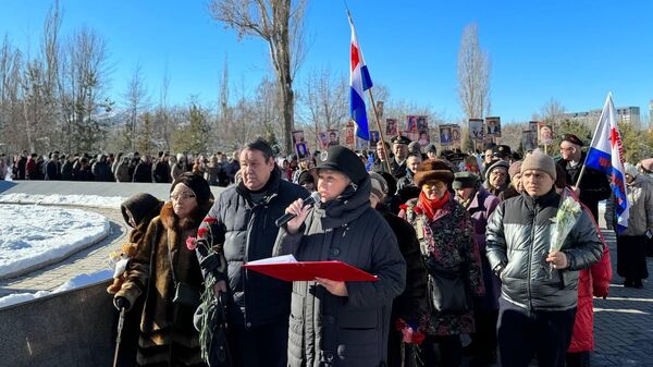 Митинг-реквием посвященный прорыву блокады Ленинграда в Бишкеке  - Sputnik Кыргызстан
