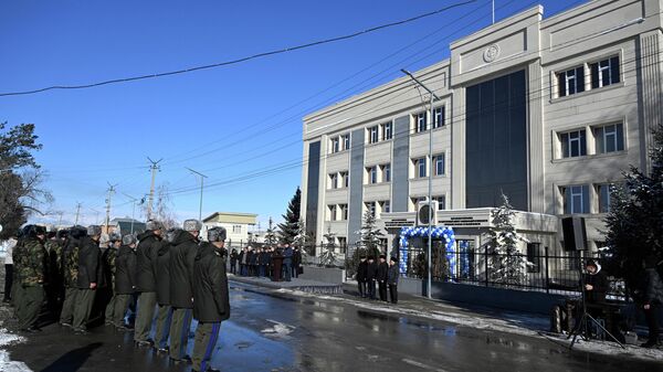 Открытие обновленного здания Управления ГКНБ в Иссык-Кульской области - Sputnik Кыргызстан