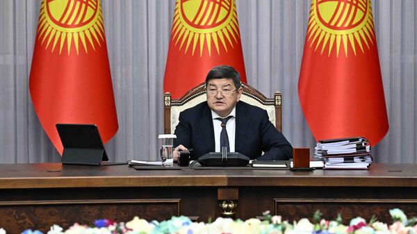 Заседание Кабинета министров под председательством Акылбека Жапарова - Sputnik Кыргызстан