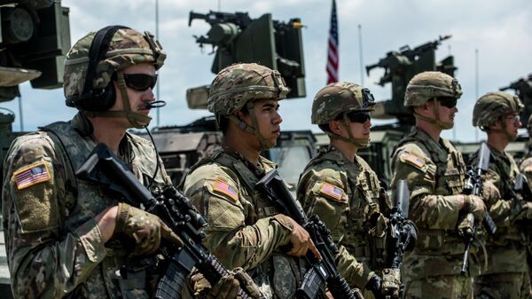 Американские солдаты принимают участие в военных учениях НАТО. Архивное фото - Sputnik Кыргызстан