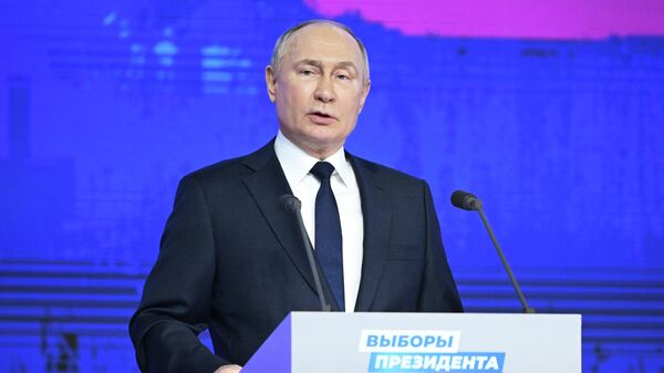 РФ президенти Владимир Путин ишенимдүү өкүлдөрү менен жолугуу учурунда  - Sputnik Кыргызстан