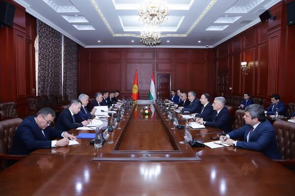 Министры иностранных дел Кыргызстана и Таджикистана, Жээнбек Кулубаев и Сироджиддин Мухриддин, провели переговоры в Душанбе - Sputnik Кыргызстан