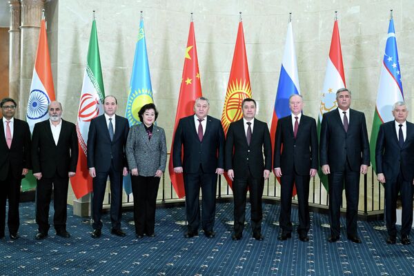 В мероприятии участвовали представители Кыргызстана, Индии, Ирана, Казахстана, Китая, России, Таджикистана и Узбекистана, курирующие вопросы безопасности - Sputnik Кыргызстан