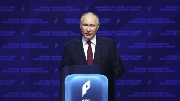 Президент РФ В. Путин принял участие в церемонии открытия Игр Будущего  - Sputnik Кыргызстан