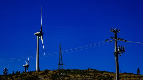 Ветровая электростанция. Иллюстративное фото - Sputnik Кыргызстан