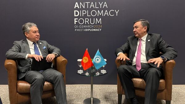 Встреча министра иностранных дел КР с Генеральным секретарем ОТГ - Sputnik Кыргызстан