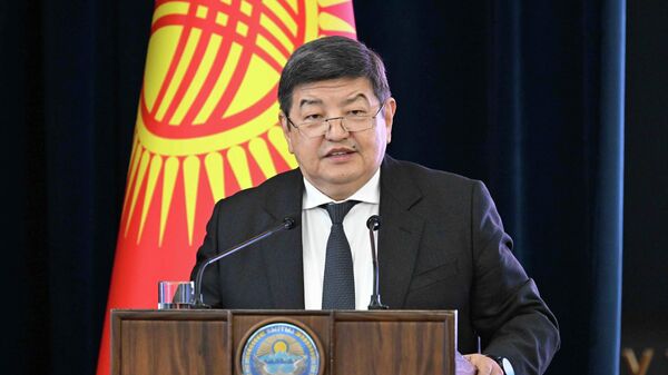 Глава кабмина Акылбек Жапаров на заседании коллегии Министерства образования и науки - Sputnik Кыргызстан