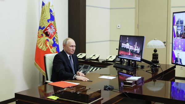 Президент РФ В. Путин провел совещание Совбеза РФ - Sputnik Кыргызстан