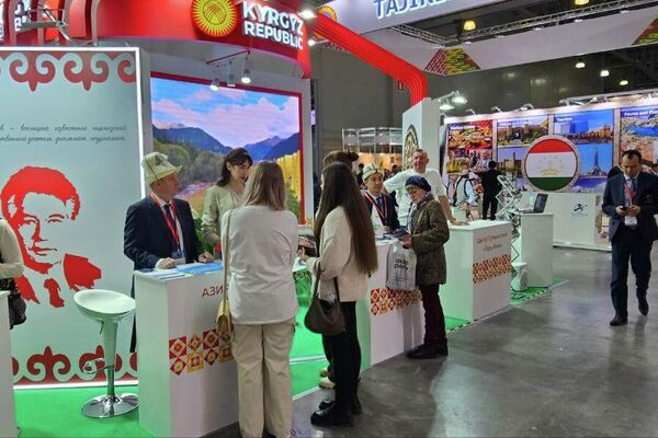 Кыргызстан представил свой стенд на Международной выставке туризма и индустрии гостеприимства (MITT) в Москве - Sputnik Кыргызстан