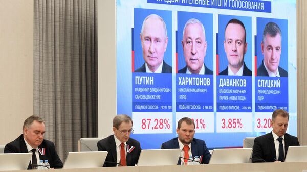 ЦИК озвучил официальные итоги выборов президента России - Sputnik Кыргызстан