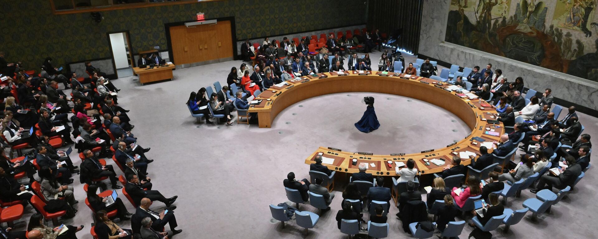 Заседание Совета Безопасности ООН в Нью-Йорке - Sputnik Кыргызстан, 1920, 26.03.2024