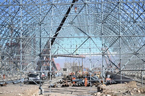 Производственная мощность предприятия составит 3 800 тонн в сутки (более 1 миллиона тонн в год) - Sputnik Кыргызстан
