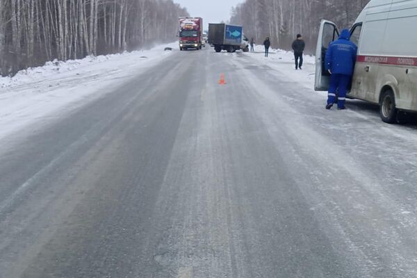 Авария произошла 29 марта на 93-м километре трассы Челябинск — Троицк - Sputnik Кыргызстан