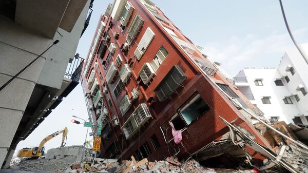 Сильное землетрясение на Тайване - Sputnik Кыргызстан