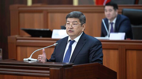 Выступление главы кабмина на заседании Жогорку Кенеша - Sputnik Кыргызстан