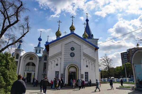 Празднование Благовещения Пресвятой Богородицы прошло в Свято-Воскресенском кафедральном соборе Бишкека - Sputnik Кыргызстан