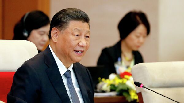 Председатель Китая Си Цзиньпин. Архивное фото - Sputnik Кыргызстан