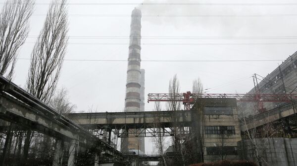 Киевге жакын жайгашкан Триполье жылуулук электр станциясы. Архив  - Sputnik Кыргызстан